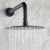 Bristan Hourglass Dual Concealed Mixer Shower with Fixed Head and Handset - Black | Thumbnail Image