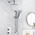 Bristan Hourglass Dual Concealed Mixer Shower with Shower Kit and Fixed Head - Chrome | Thumbnail Image