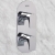 Bristan Hourglass Dual Concealed Mixer Shower with Shower Kit and Fixed Head - Chrome | Thumbnail Image