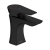 Bristan Hourglass Eco Start Basin Mixer Tap with Clicker Waste - Black