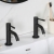 Bristan Mila Basin Taps Pair Pillar Mounted - Black