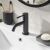 Bristan Mila Basin Mixer Tap with Clicker Waste - Black