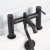 Bristan Mila Bath Shower Mixer Tap Pillar Mounted - Black