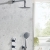 Bristan Molida Dual Concealed Mixer Shower with Shower Kit and Fixed Head - Chrome | Thumbnail Image