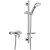 Bristan Prism Dual Exposed Mixer Shower with Shower Kit