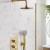 Bristan Prism Dual Concealed Mixer Shower with Shower Kit and Fixed Head - Brushed Brass | Thumbnail Image