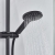 Bristan Prism Recessed Dual Concealed Mixer Shower with Shower Kit and Fixed Head - Black