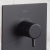 Bristan Prism Dual Concealed Mixer Shower with Fixed Head and Handset - Black | Thumbnail Image