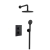 Bristan Prism Dual Concealed Mixer Shower with Fixed Head and Handset - Black | Thumbnail Image