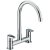 Bristan Quest Bridge Kitchen Sink Mixer Tap Pillar Mounted - Chrome