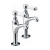 Bristan Renaissance High Neck Kitchen Sink Taps Pair - Chrome