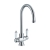 Bristan Renaissance EasyFit Mono Kitchen Sink Mixer Tap Dual Handle - Brushed Nickel