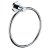 Bristan Round Brass Towel Ring - Chrome Plated