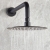 Bristan Saffron Dual Concealed Mixer Shower with Fixed Head and Handset - Black | Thumbnail Image