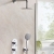 Bristan Saffron Dual Concealed Mixer Shower with Fixed Head and Handset - Chrome | Thumbnail Image