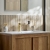 Bristan Saffron Eco Start Basin Mixer Tap with Clicker Waste - Brushed Brass | Thumbnail Image