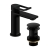 Bristan Saffron Eco Start Small Basin Mixer Tap with Clicker Waste - Black