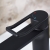 Bristan Saffron Eco Start Small Basin Mixer Tap with Clicker Waste - Black | Thumbnail Image