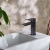 Bristan Saffron Eco Start Small Basin Mixer Tap with Clicker Waste - Black | Thumbnail Image