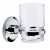 Bristan Solo Toothbrush and Tumbler Holder - Chrome Plated