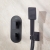 Bristan Tangram Dual Concealed Mixer Shower with Fixed Head and Handset - Black | Thumbnail Image