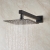 Bristan Tangram Dual Concealed Mixer Shower with Fixed Head and Handset - Black | Thumbnail Image
