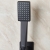 Bristan Tangram Dual Concealed Mixer Shower with Fixed Head and Handset - Black | Thumbnail Image