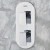Bristan Tangram Dual Concealed Mixer Shower with Fixed Head and Handset - Chrome | Thumbnail Image