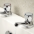 Bristan Value Club Bath Taps Chrome Plated with Metal Heads