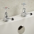 Bristan Value Crosshead Top Bath Taps - Chrome Plated