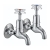 Bristan Value Crosshead Top Bib Taps - Chrome Plated