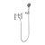Britton Greenwich Chrome 2 Tap Hole Bath Shower Mixer Tap with Handset | Thumbnail Image