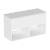 Britton Hackney 1000mm Twin Wall Hung Countertop Vanity Unit with Marble Effect Worktop | Thumbnail Image