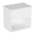 Britton Hackney 600mm Wall Hung Countertop Vanity Unit with Marble Effect Worktop | Thumbnail Image