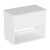 Britton Hackney 700mm Wall Hung Countertop Vanity Unit with Marble Effect Worktop | Thumbnail Image