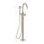 Britton Hoxton 2.0 Brushed Brass Floor Standing Bath Shower Mixer Tap with Handset | Thumbnail Image