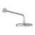 Britton Hoxton 2.0 Chrome Dual Outlet Concealed Thermostatic Shower Set with Fixed Head and Slide Rail Kit | Thumbnail Image