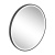 Britton Hoxton 2.0 Matt Black Framed Round LED Bathroom Mirror with Demister 800mm Diameter | Thumbnail Image