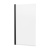 Britton Hoxton 6 Matt Black 800mm Hinged Bath Screen | Thumbnail Image