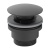 Britton Universal Press Top Basin Waste (Low Profile) Matt Black | Thumbnail Image