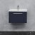 Britton Shoreditch Wall Hung 1-Drawer Vanity Unit 620mm Wide - Matt Blue