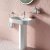 Britton Trim Basin with Full Pedestal 600mm Wide - 1 Tap hole