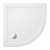 Britton Zamori Quadrant Shower Tray 1000mm x 1000mm - White