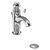 Burlington Chelsea Curved Mono Basin Mixer Tap with Pop-Up Waste - Chrome