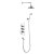 Burlington Severn Triple Concealed Mixer Shower with Shower Kit + 9inch Fixed Head
