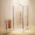 Burlington Traditional Hinged Door Shower Enclosure 800mm x 900mm - 8mm Glass