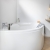 Carron Dove Offset Corner Bath 1550mm x 950mm Left Handed - 5mm Acrylic