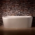 Carron Halcyon D Back to Wall Double Ended Bath 1750mm x 800mm - Carronite