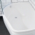 Carron Profile Curved Shower Bath 1500mm x 630/900mm