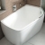 Carron Profile Curved Shower Bath 1500mm x 630/900mm
